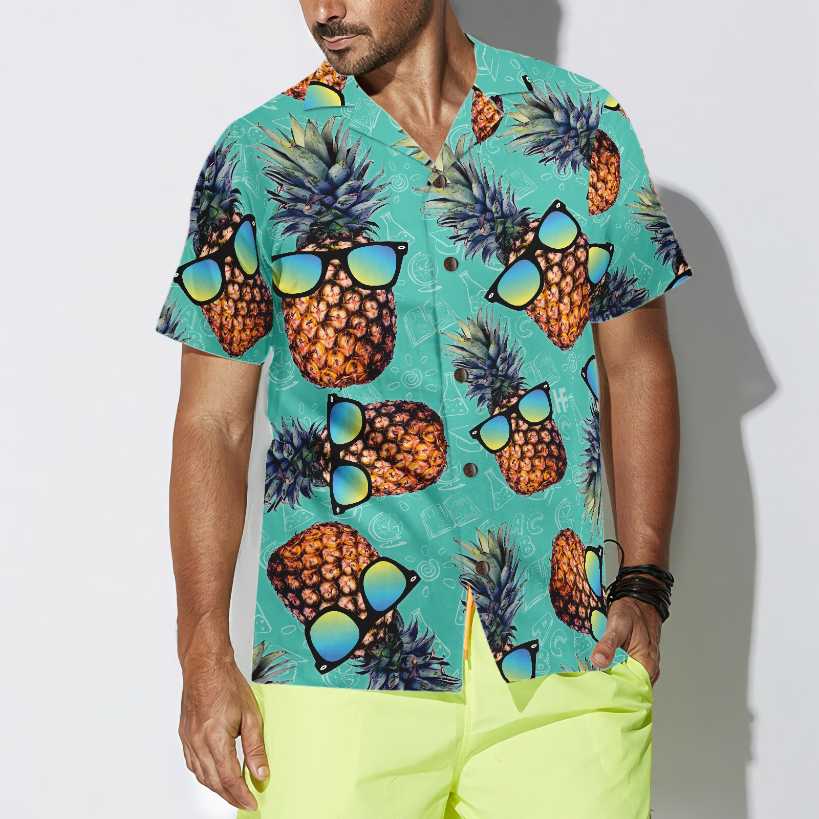 Chill Pineapple Teacher Hawaiian Shirt, Teacher Shirt for Men And Women, Best Gift For Teachers - Hyperfavor