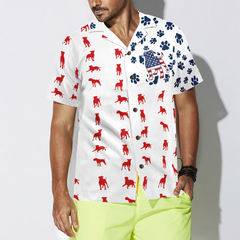 Bulldogs American Flag Hawaiian Shirt - Hyperfavor