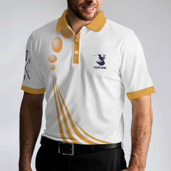 My Stick Is Bigger Than Yours Polo Shirt, Funny Golf Shirt For Golfers, Best Gift Idea For Male Players - Hyperfavor