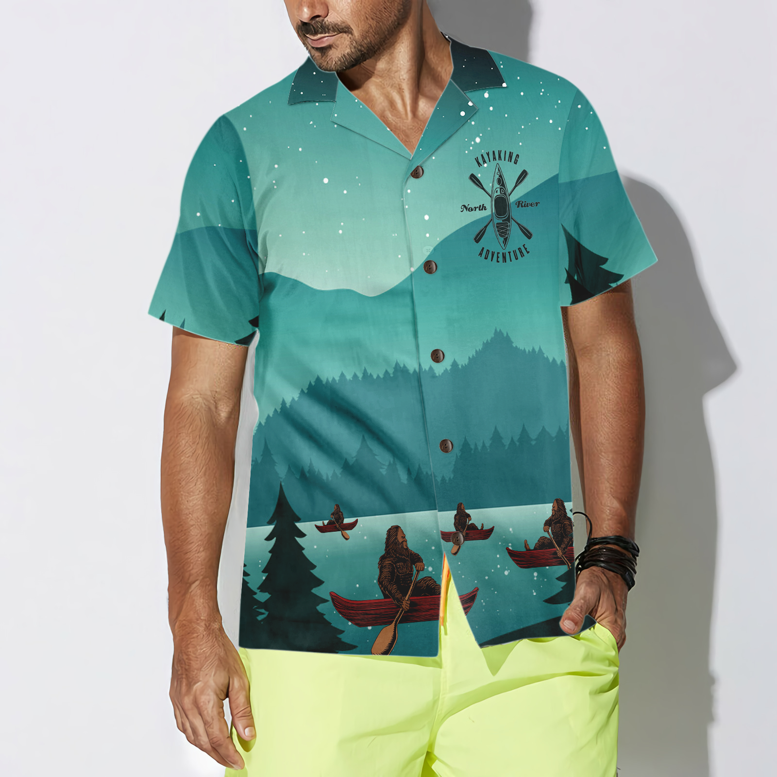 Darryl Love Kayak & Hate People Hawaiian Shirt - Hyperfavor