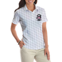 What Swings Like A Girl Really Means Short Sleeve Women Polo Shirt - Hyperfavor