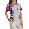 Golf I Know I Play Like A Girl V2 Short Sleeve Women Polo Shirt - Hyperfavor