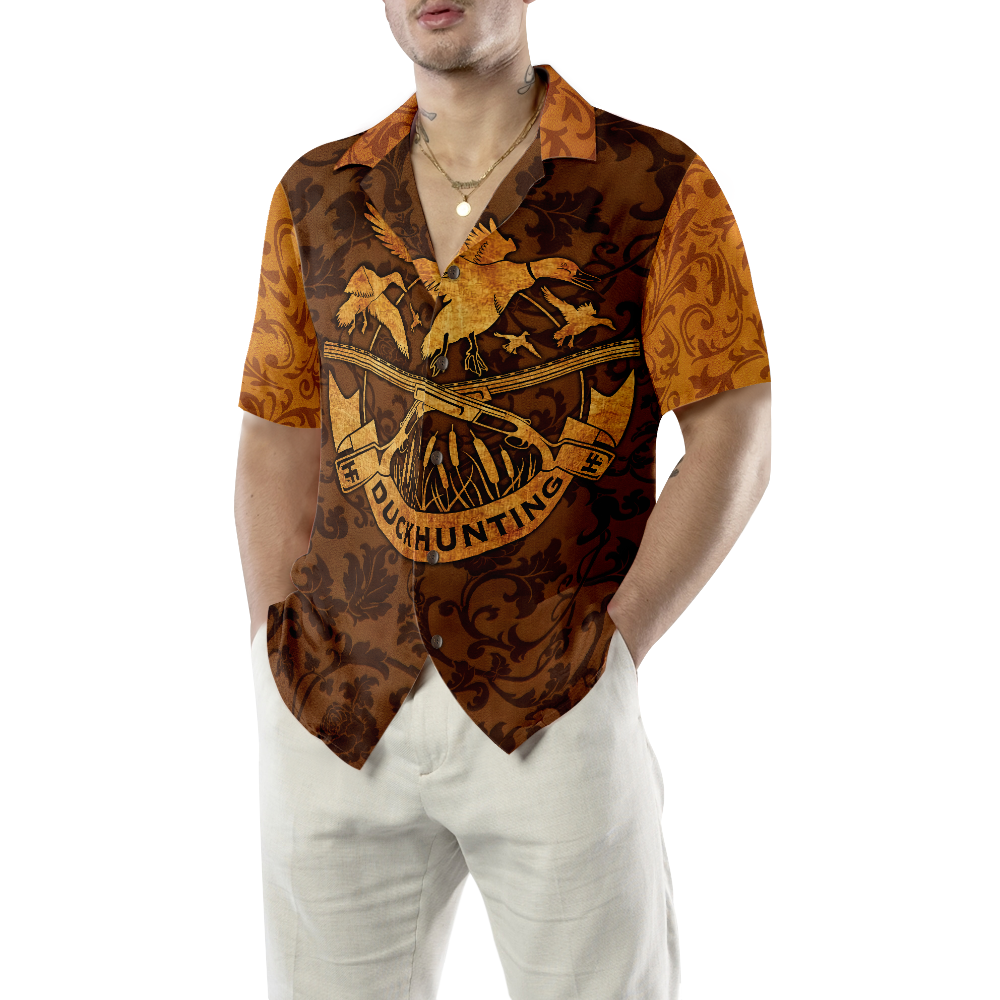 DUCK HUNTING Custom Hawaiian Shirt - Hyperfavor