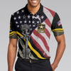 US Army Veteran DNA Polo Shirt, American Flag Veteran Polo Shirt For Adults, Best Gift Idea For Veterans - Hyperfavor