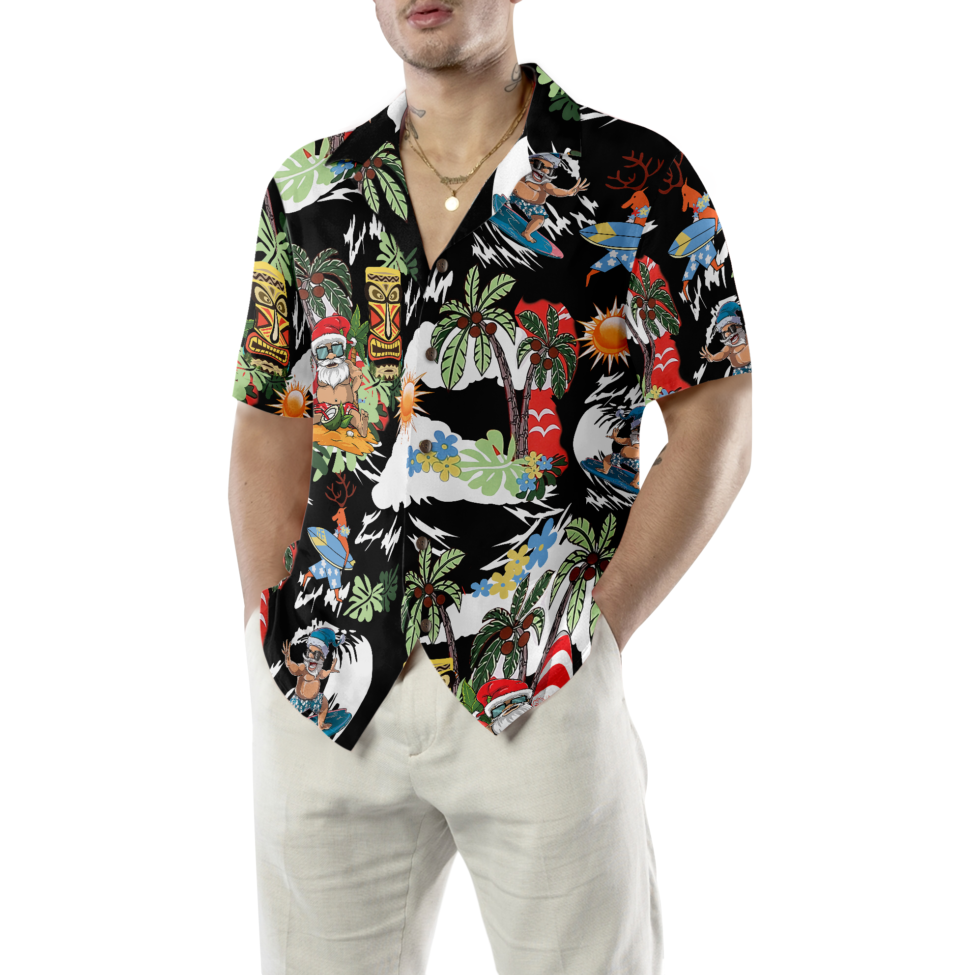 Merry Christmas Santa Claus 9 Hawaiian Shirt - Hyperfavor