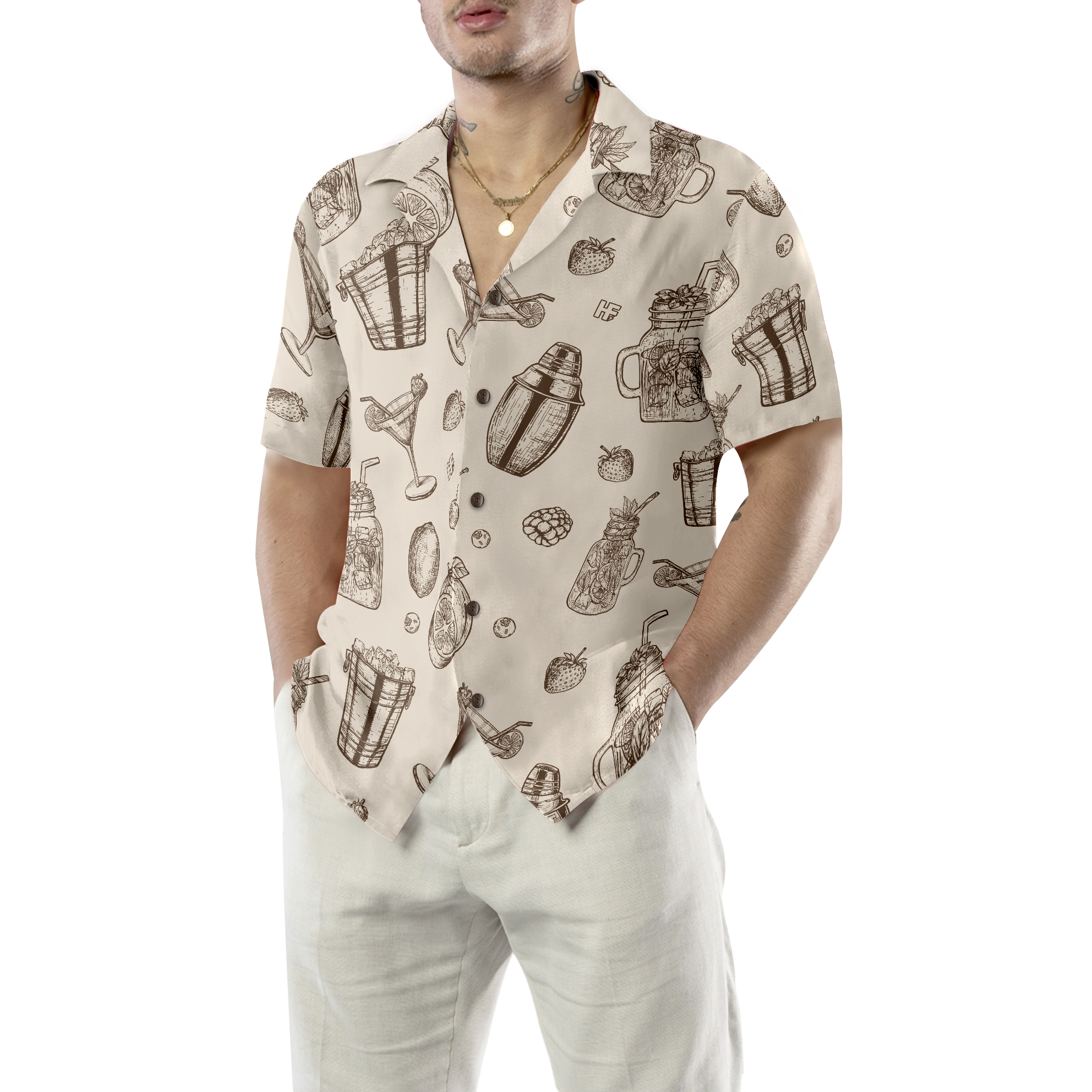 Cocktail Is My Life Hawaiian Shirt - Hyperfavor