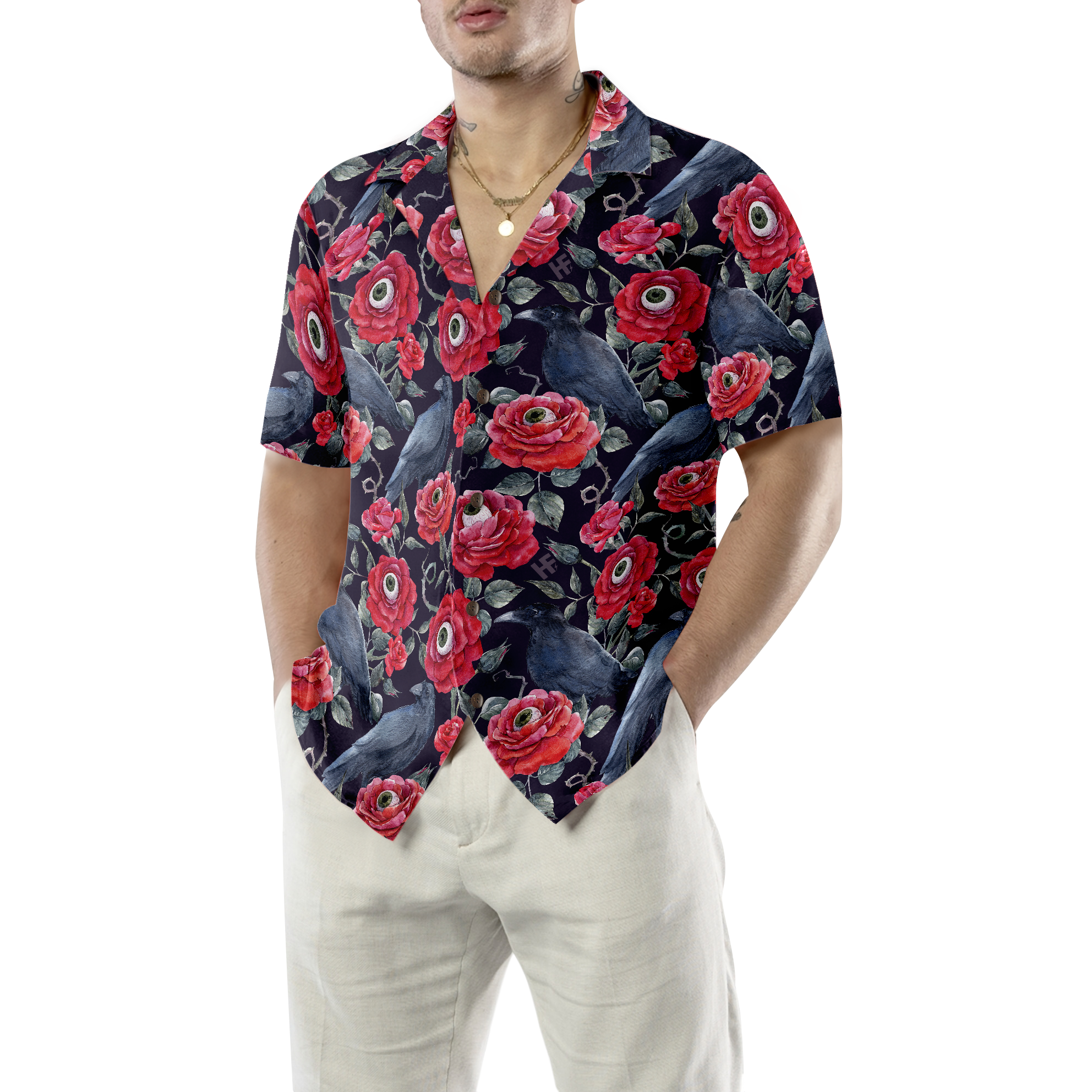 Halloween Darkness Hawaiian Shirt - Hyperfavor