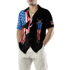 Skull Golf With American Flag Hawaiian Shirt - Hyperfavor
