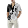 Golf Texture And Black Skull Hawaiian Shirt - Hyperfavor