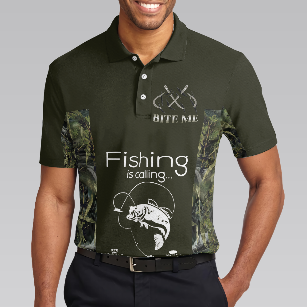 The Worst Day Fishing Is Better Than The Best Day Working, Fishing Is Calling Polo Shirt, Best Fishing Shirt For Men - Hyperfavor