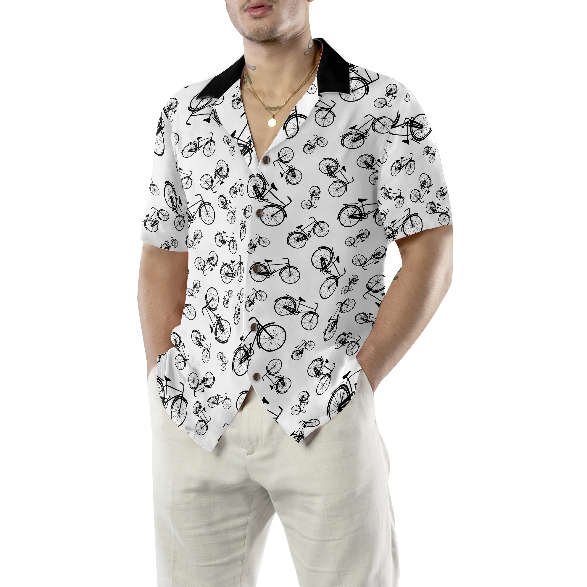 Cycling Ride With Me Custom Hawaiian Shirt - Hyperfavor