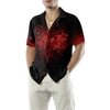 Dead Bird Goth Hawaiian Shirt For Men, Black and Red Goth Hawaiian Shirt - Hyperfavor