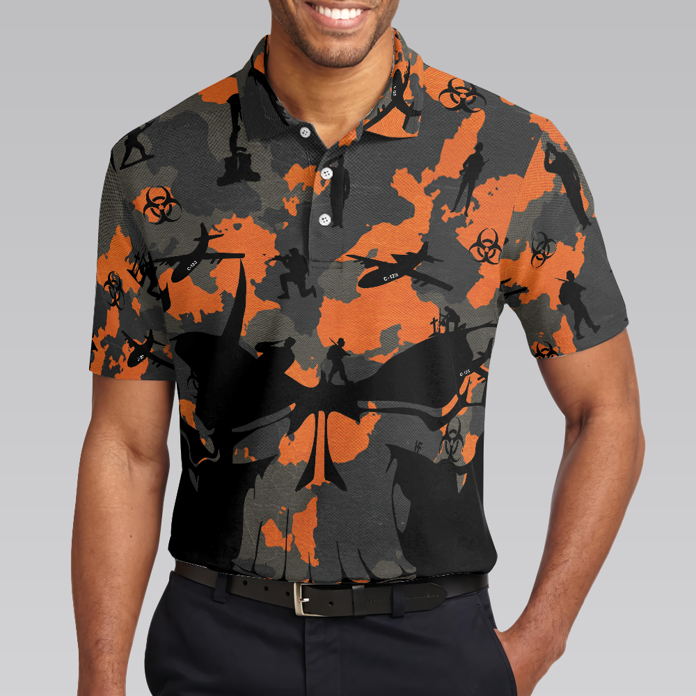 We Came Home And Death Came With Us Agent Orange Polo shirt, Thoughtful Gift Idea For Retired Veterans - Hyperfavor