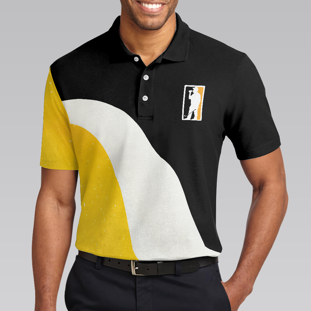 Golf And Beer That's Why I'm Here Golf Polo Shirt, Sporty Polo Shirt For Beer Lovers, Best Golf Shirt For Men - Hyperfavor