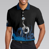 Blue Sea Octopus Golf Polo Shirt, Eye Golf Ball, Artistic Golf Shirt For Men, Gift For Golfers - Hyperfavor