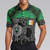 Irish St Patrick Day Polo Shirt, Best Saint Patricks Themed Shirt, Cool Gift Idea For Irish Friends - Hyperfavor