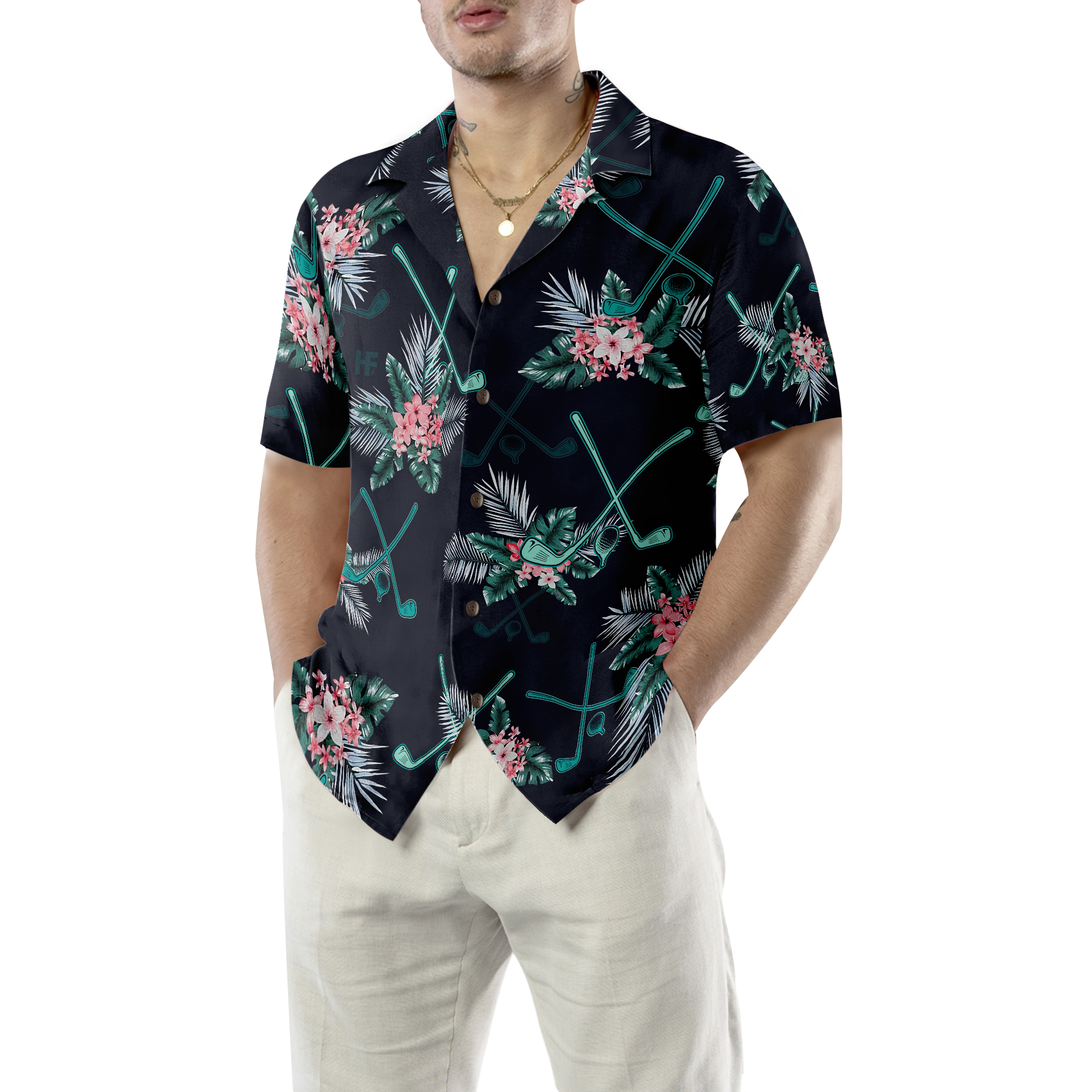 Golf Tropical Hawaiian Shirt - Hyperfavor