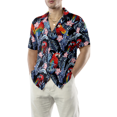 Tropical Parrot Hawaiian Shirt - Hyperfavor