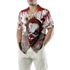 Scary Halloween Clown Faces Hawaiian Shirt - Hyperfavor