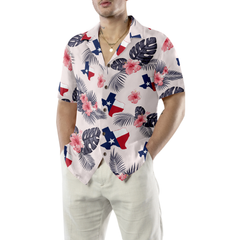 Tropical Texas Hawaiian Shirt, It's Not A Party Until A Texas Girl Walks In Shirt, Proud Texas Shirt For Men - Hyperfavor