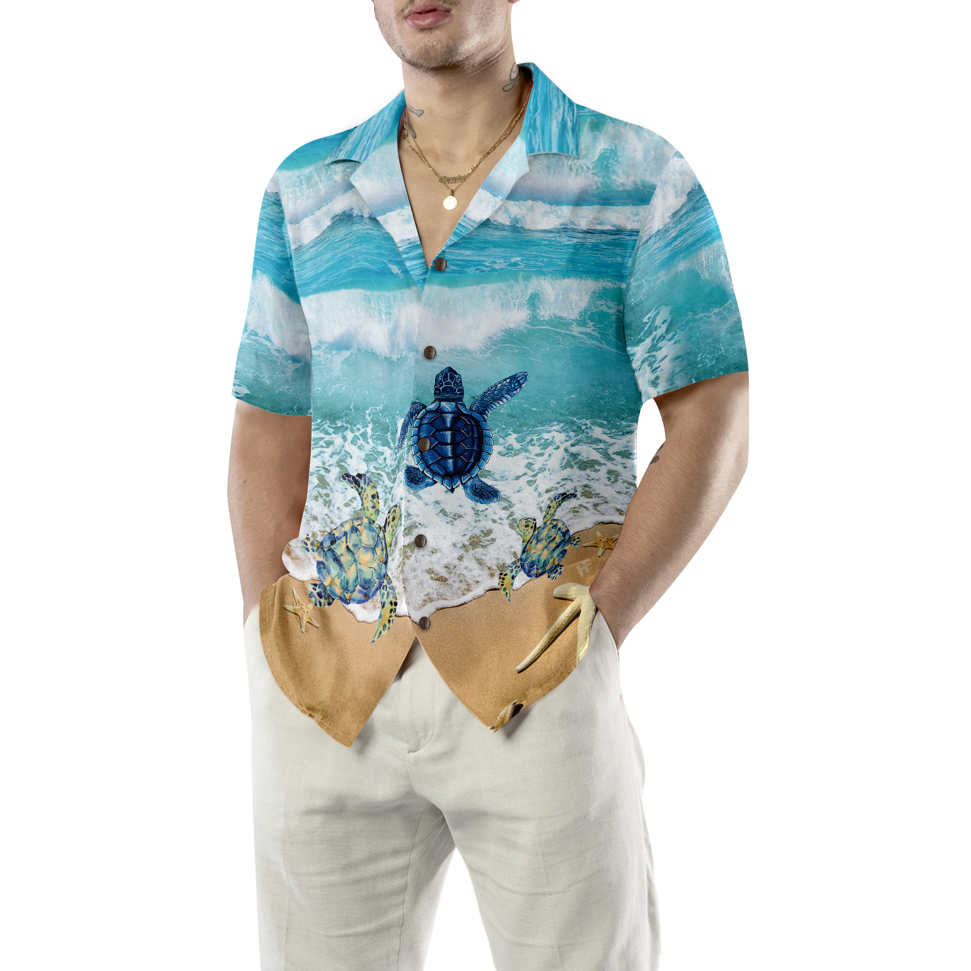 Turtle In A World Where You Can Be Anything Be Kind Hawaiian Shirt - Hyperfavor