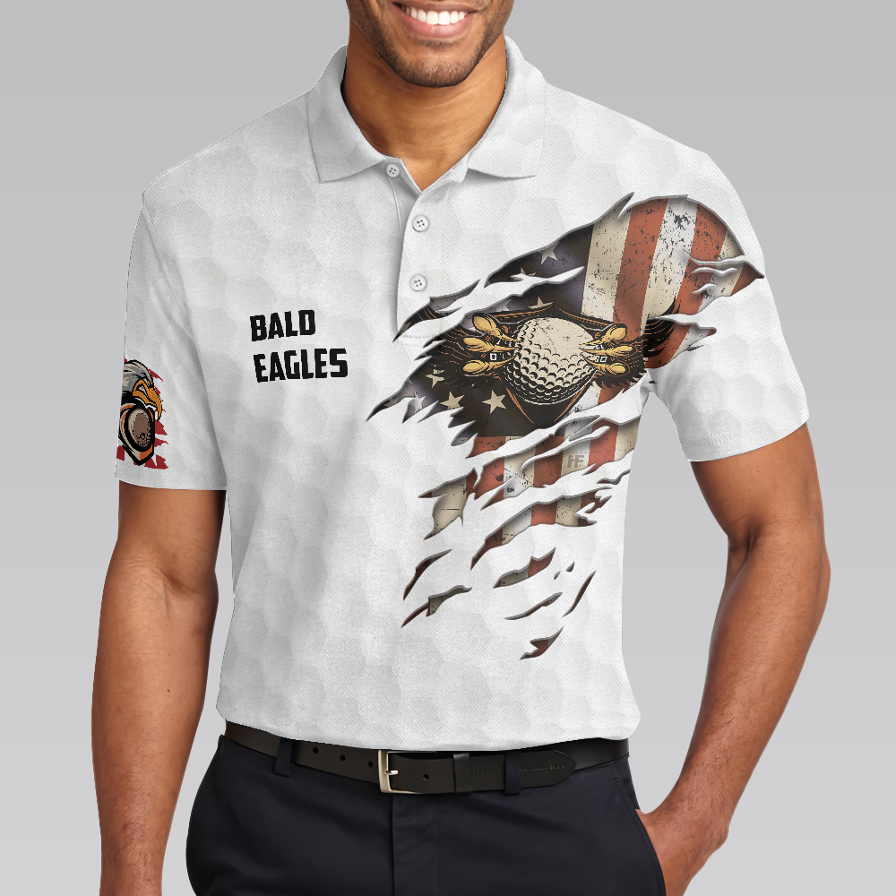 Bald Eagles Polo Shirt - Hyperfavor