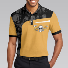 Golf & Beer Make Me Happy Polo Shirt, Funny Drinking Golf Polo Shirt For Men, Best Beer Golf Polo Shirt - Hyperfavor