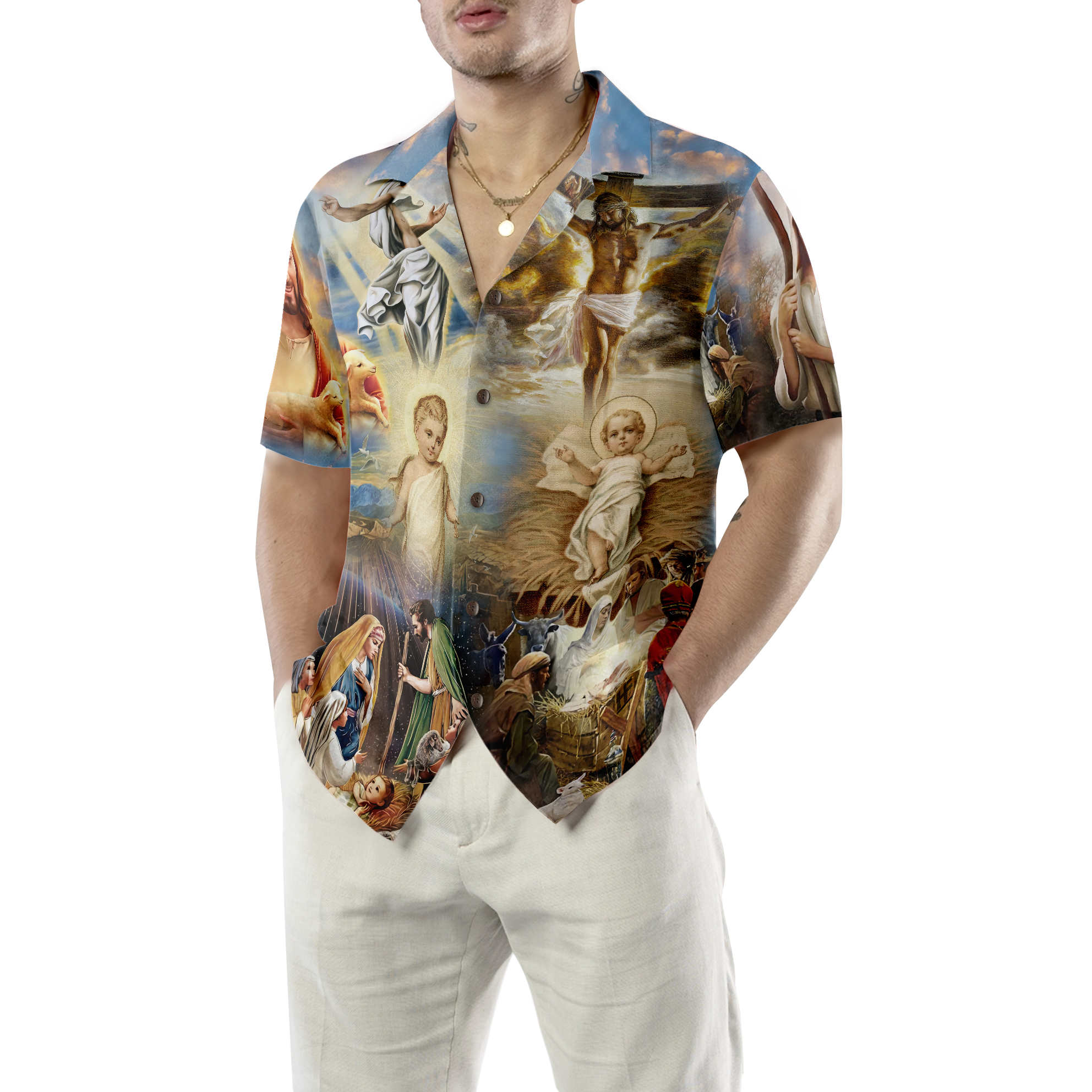 The Life of Jesus Hawaiian Shirt - Hyperfavor