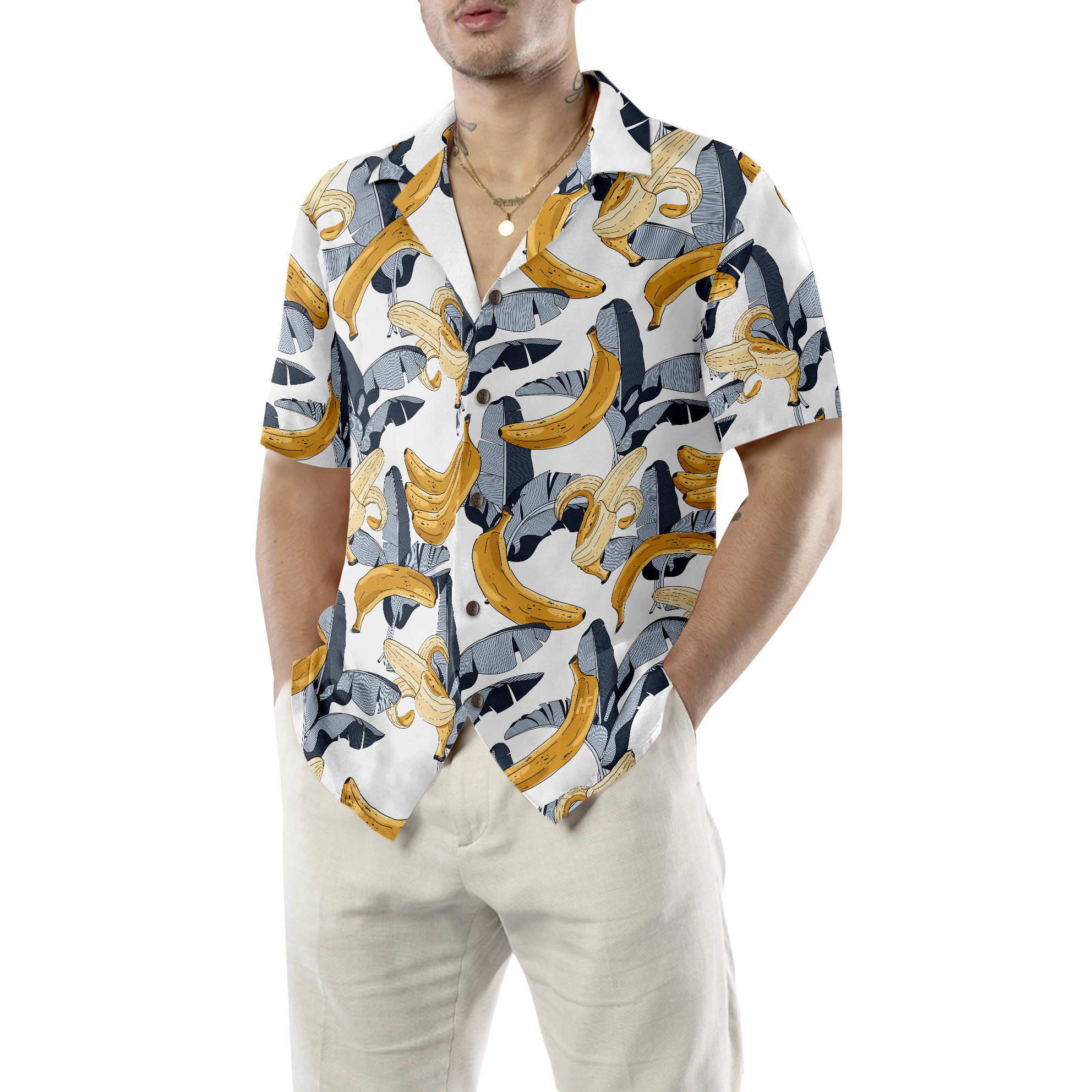 Banana Tropical Hawaiian Shirt - Hyperfavor