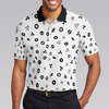 Cryptocurrency Pattern Polo Shirt, Black And White Bitcoin Polo Shirt, Best Cryptocurrency Shirt For Men - Hyperfavor