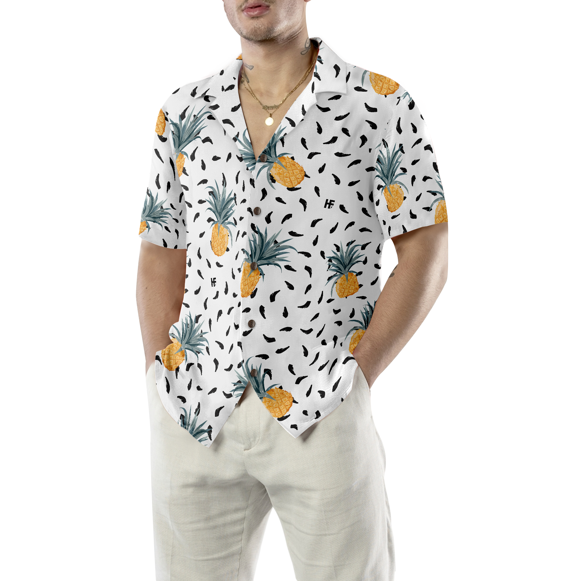 Pineapple Pattern V2 Hawaiian Shirt - Hyperfavor