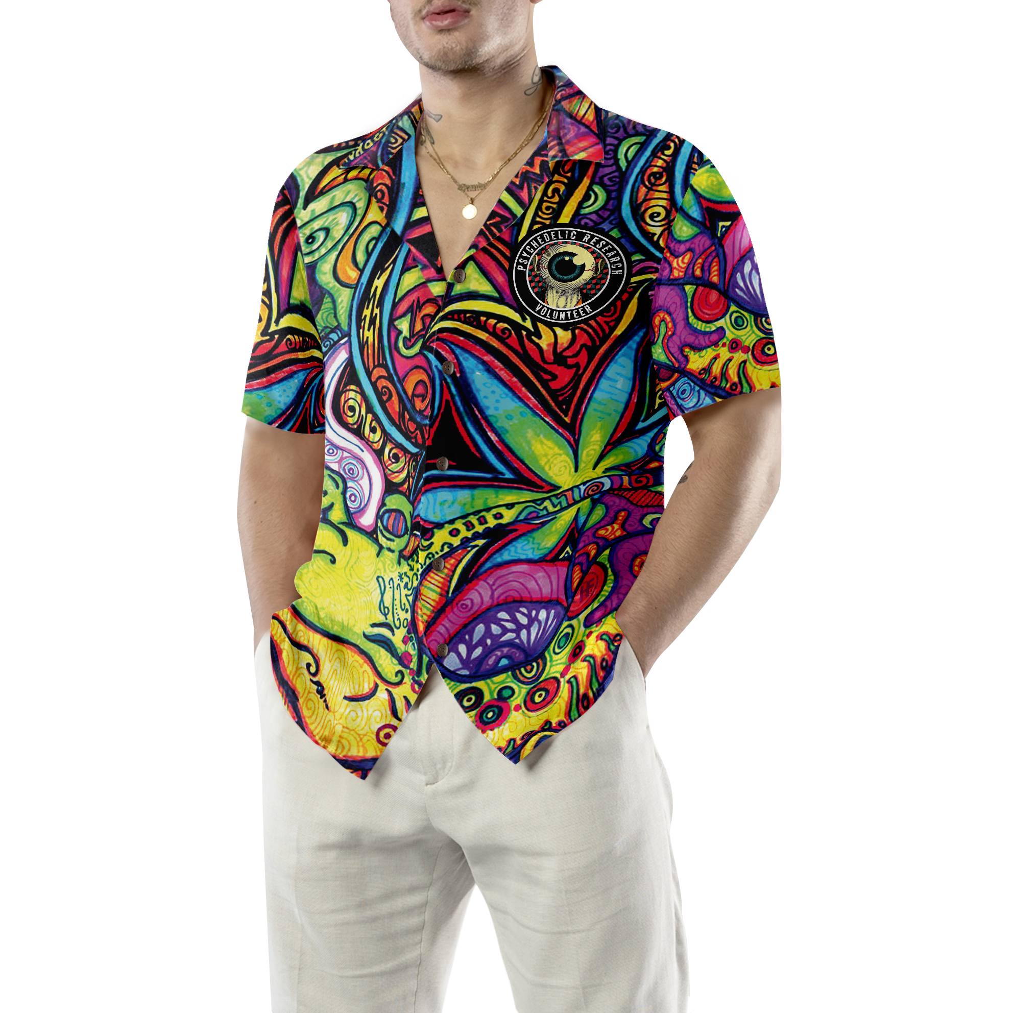 Psychedelic Research Volunteer Hawaiian Shirt - Hyperfavor