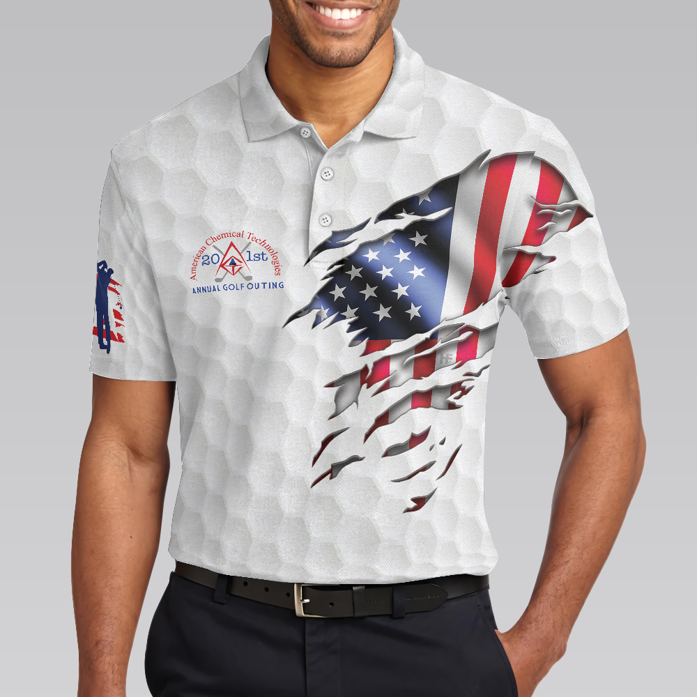 American Chemical Golf Polo Shirt - Hyperfavor