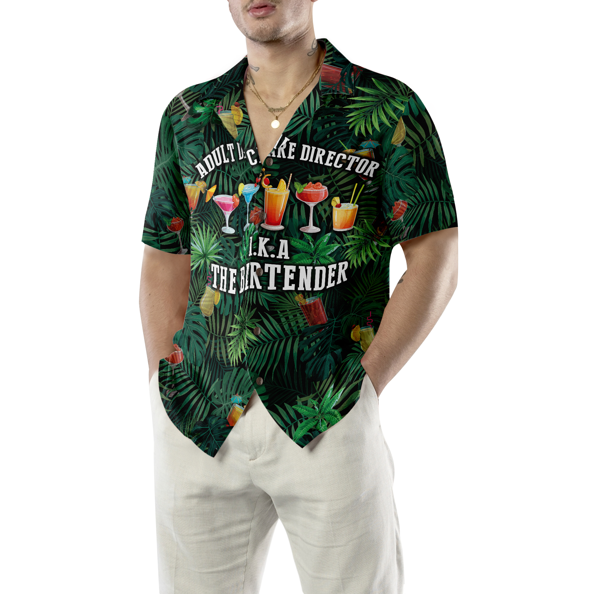 The Bartender Shirt For Men Hawaiian Shirt - Hyperfavor