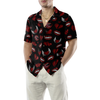Black Valentine Seamless Pattern Hawaiian Shirt - Hyperfavor