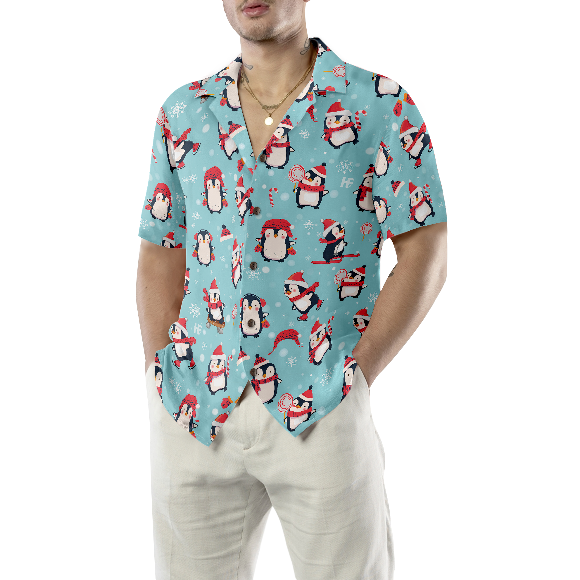 Merry Christmas Pattern 5 Hawaiian Shirt - Hyperfavor