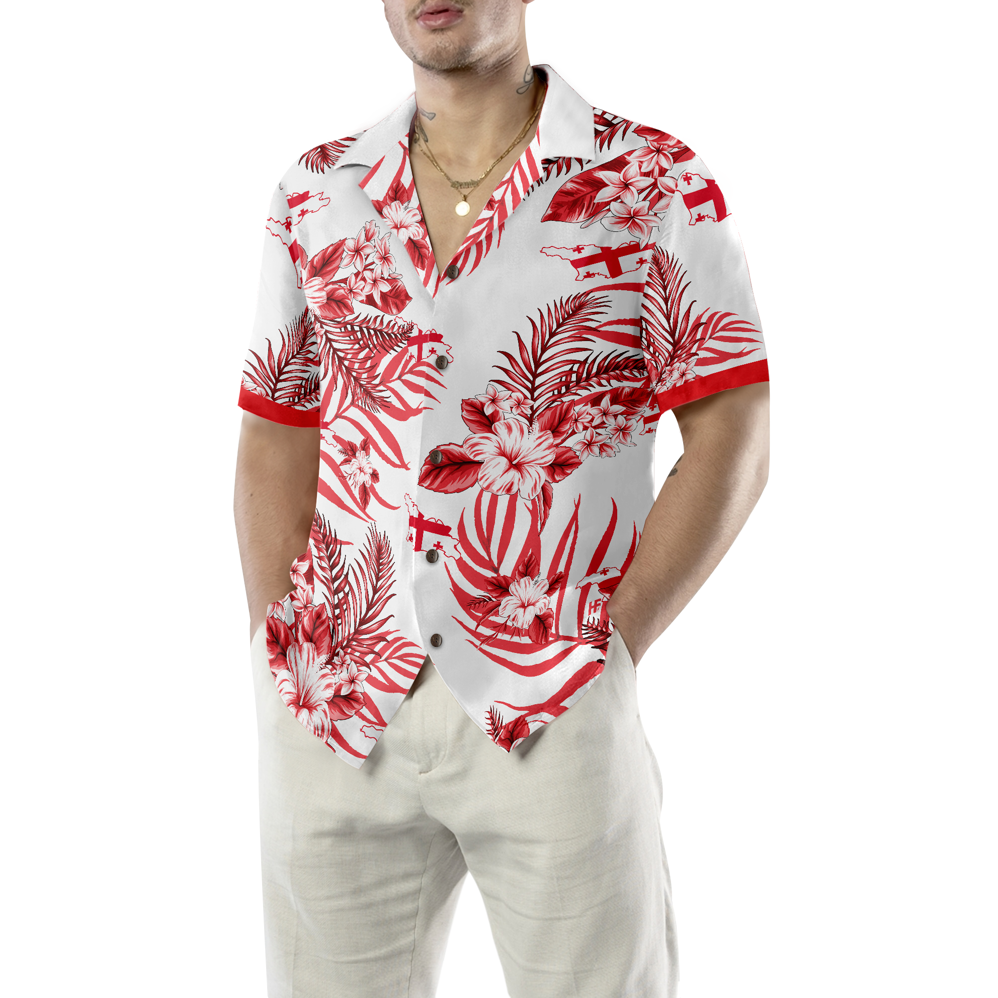 Georgia Proud Hawaiian Shirt - Hyperfavor