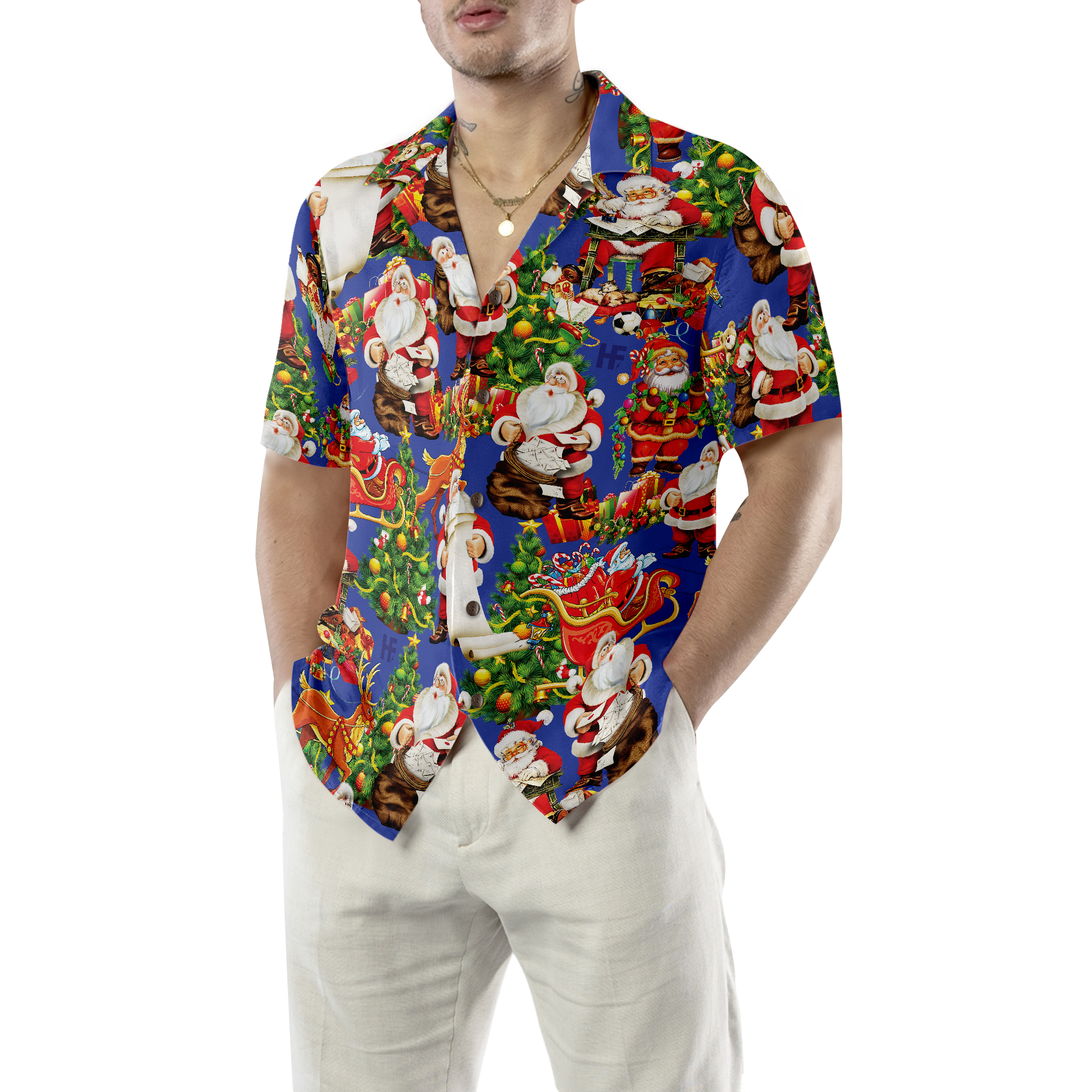 Merry Christmas Santa Claus 6 Hawaiian Shirt - Hyperfavor