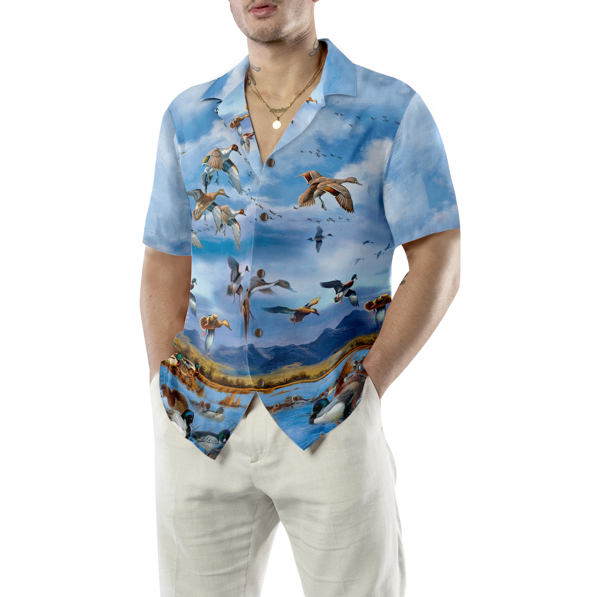 Wild Ducks Keep Your Freedom Hawaiian Shirt - Hyperfavor