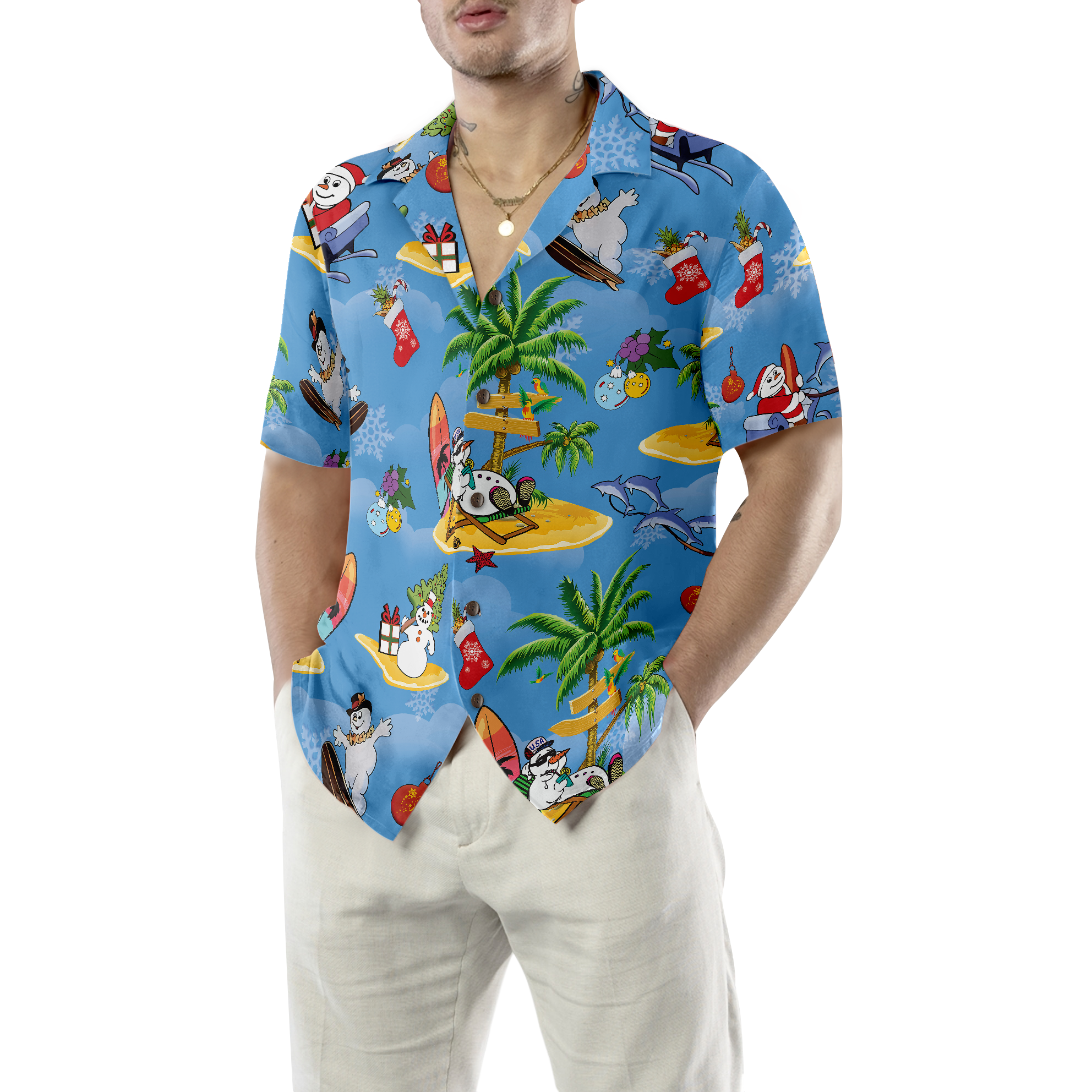 Merry Christmas Santa Claus 17 Hawaiian Shirt - Hyperfavor