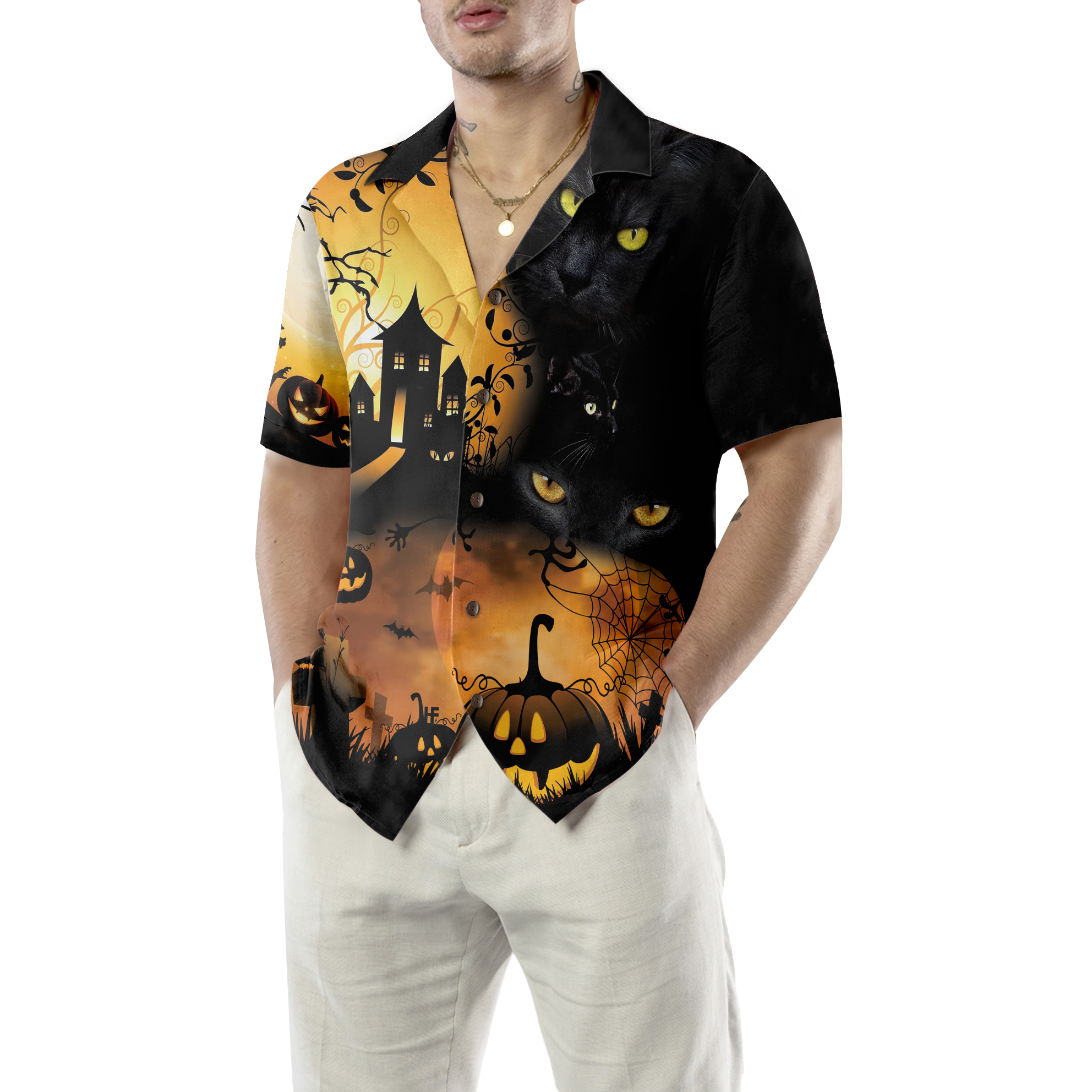 Halloween Night Hawaiian Shirt - Hyperfavor