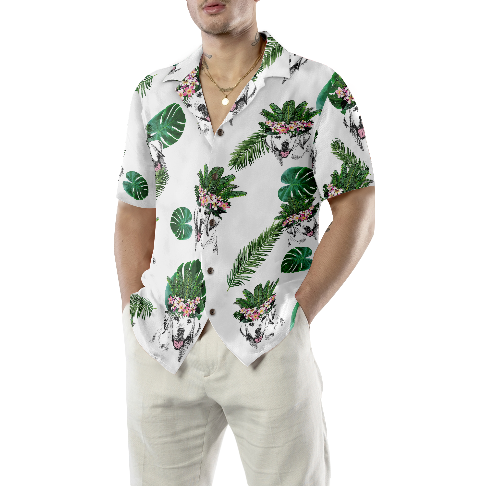 Labrador Retriever Ahola Tribe Dogs Hawaiian Shirt - Hyperfavor