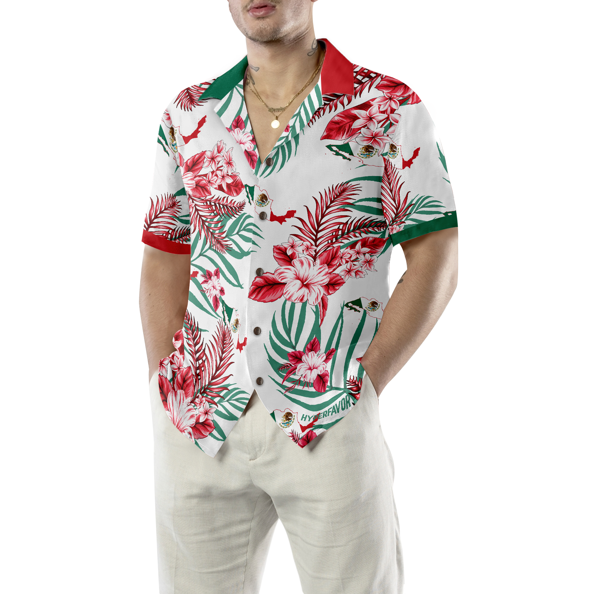 Mexico Proud Hawaiian Shirt - Hyperfavor