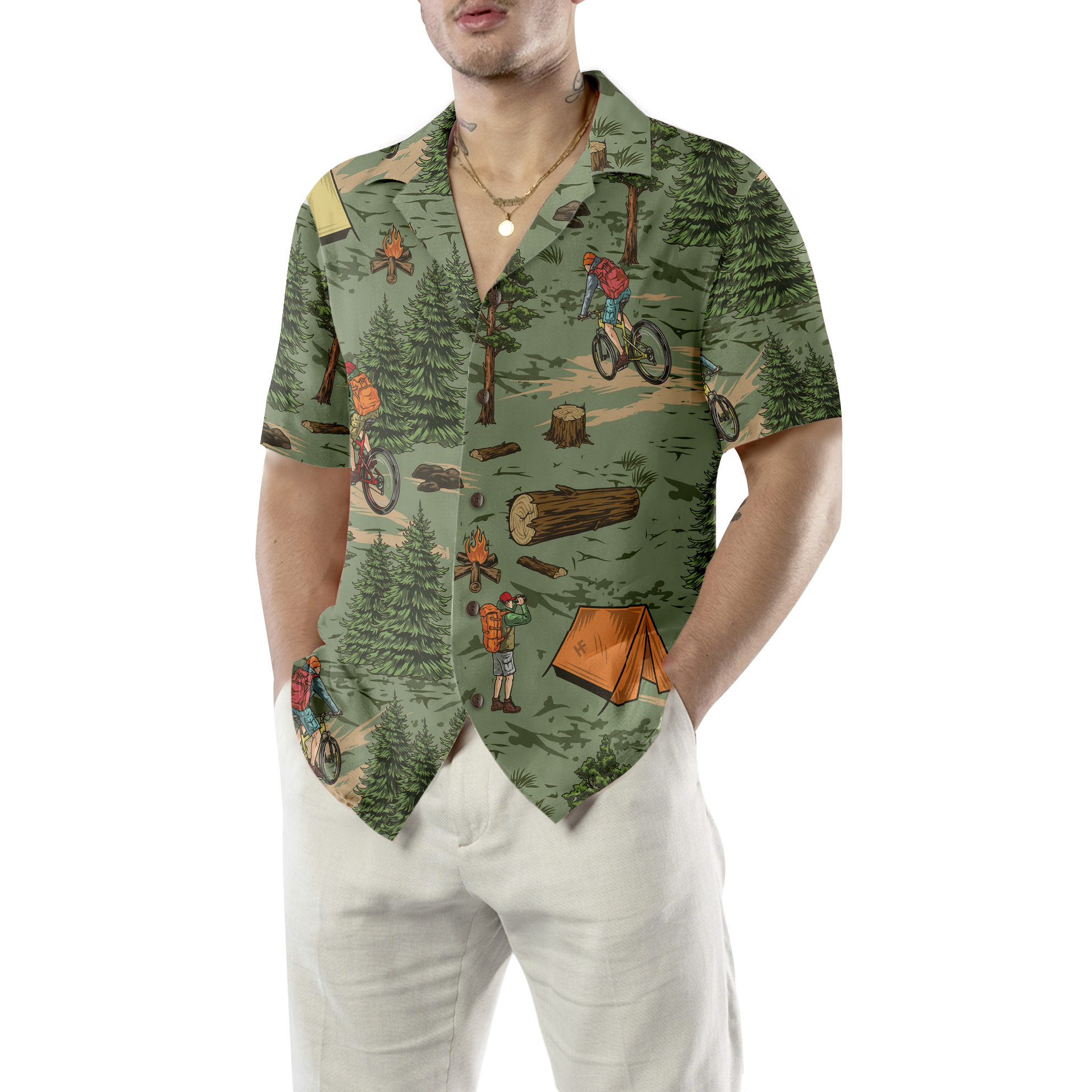 I Don't Need Therapy I Just Need To Go Camping Hawaiian Shirt - Hyperfavor