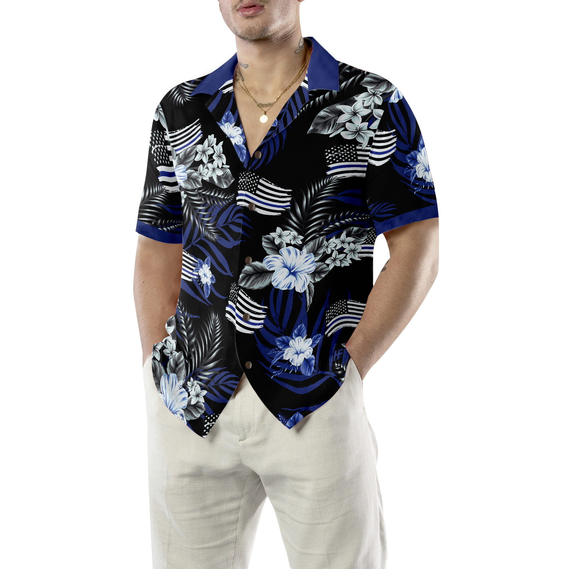 Defend The Police Hawaiian Shirt - Hyperfavor