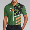 American By Birth Irish By The Grace Of God Polo Shirt, Green Saint Patrick Shirt For American Irish - Hyperfavor