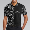 Billiards Skeleton Dead Stroke Short Sleeve Polo Shirt, 8-ball Polo Shirt, Best Billiards Shirt For Men - Hyperfavor