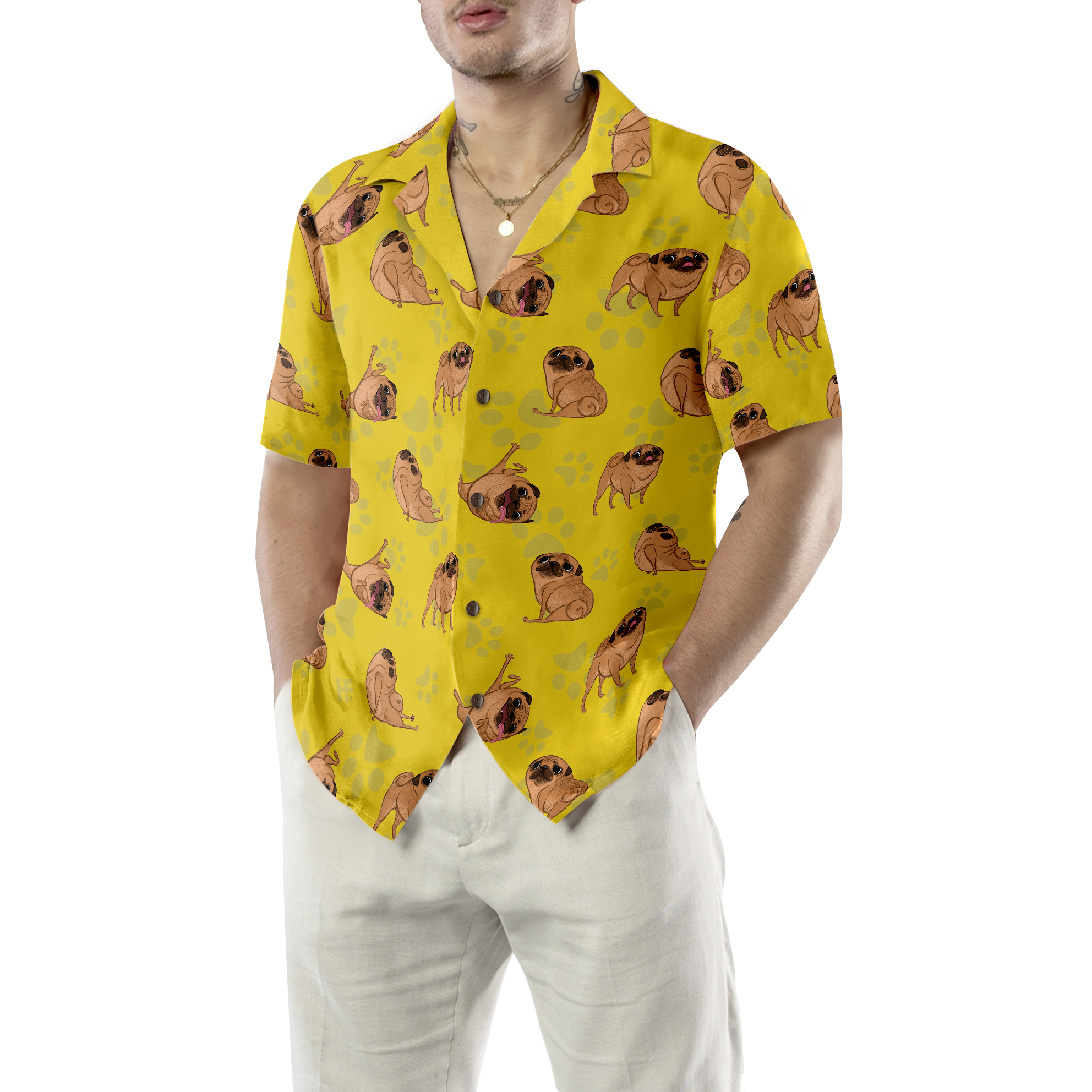 Pugs Life Shirt For Men Hawaiian Shirt - Hyperfavor