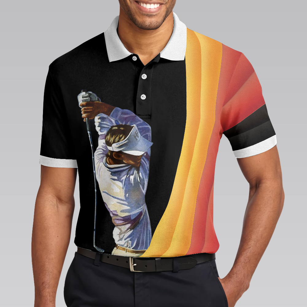 German Flag Golf Art Short Sleeve All Over Print Polo Shirt, Golfing Polo Shirt, Best Golf Shirt For Men - Hyperfavor