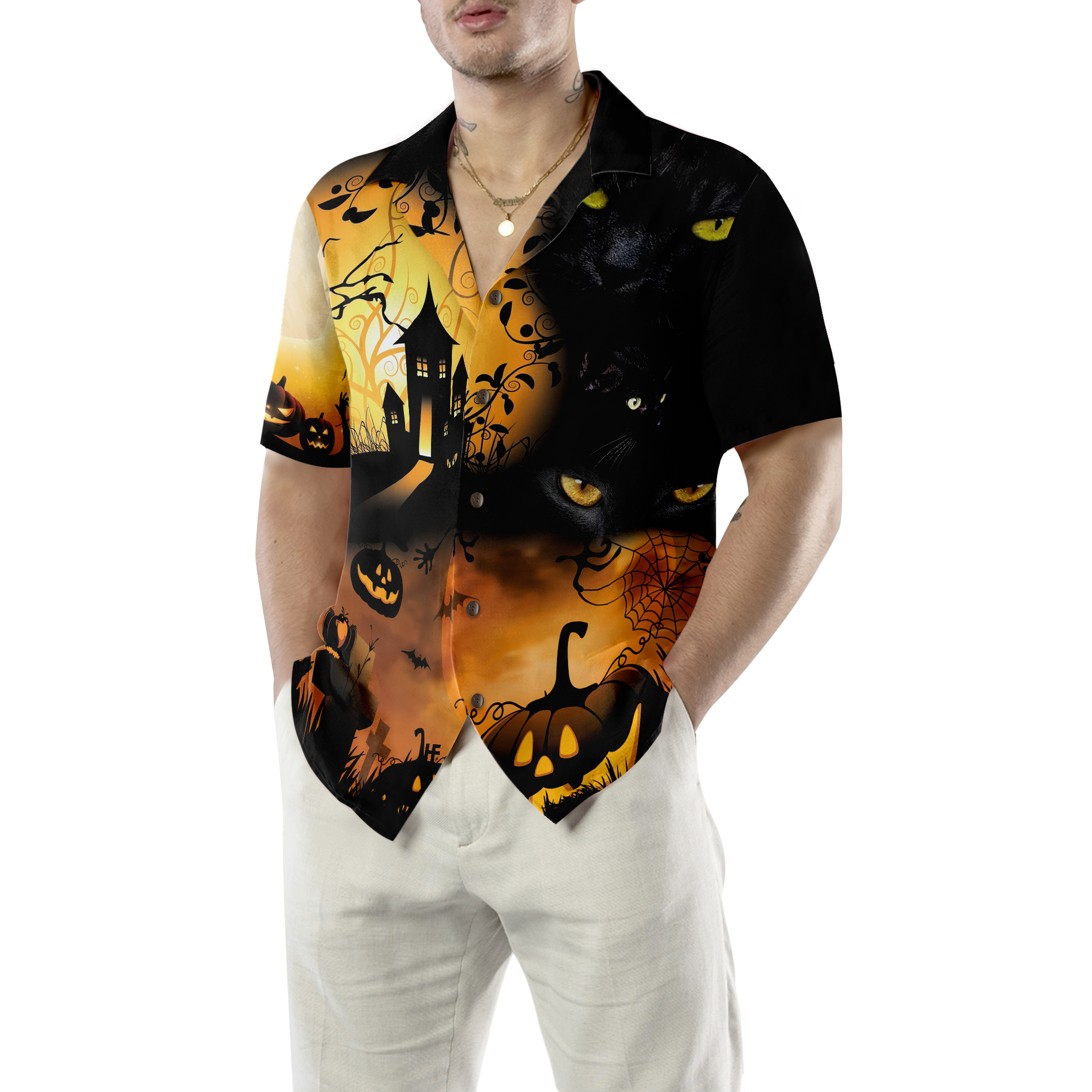 Halloween Night Hawaiian Shirt - Hyperfavor